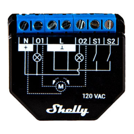 Shelly Plus 2PM UL Manual