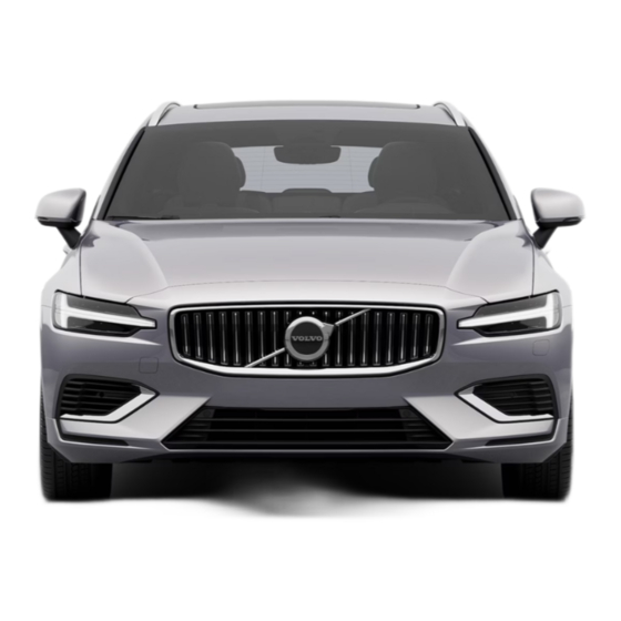 Volvo V60 Plug-in Hybrid Owner's Manual