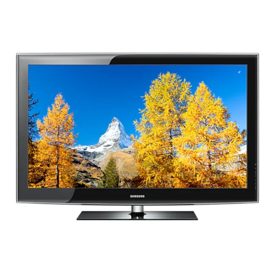 Samsung LN32B640 Quick Setup Manual