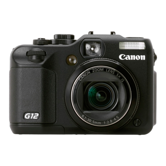 Canon Powershot G12 Specifications