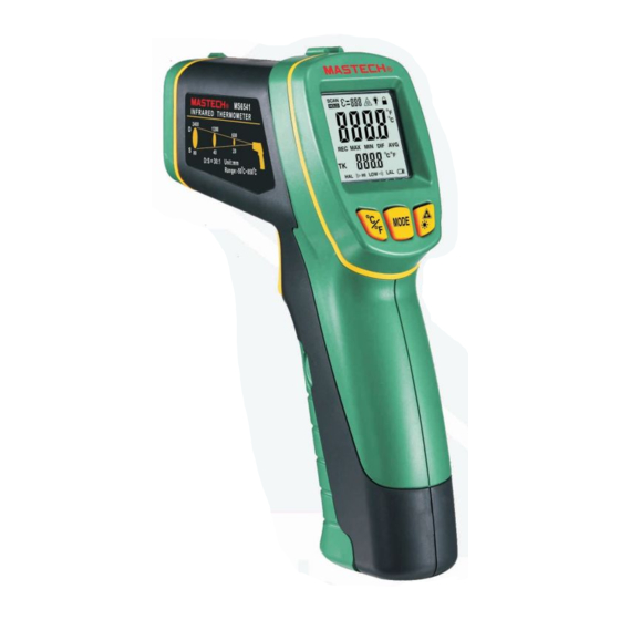 Mgl Mastech MS6541 Quick Start Manual