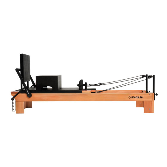 MetaLife REFORMER Equipment Manual