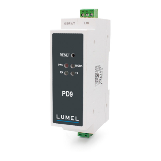 Lumel PD9 Service Manual