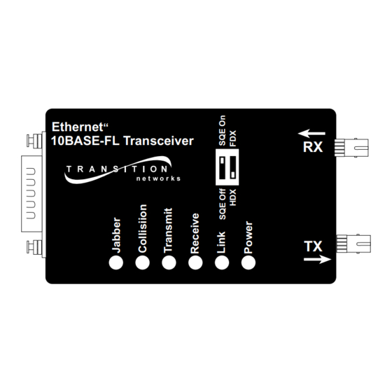 Transition Networks E-FRL-MC04 User Manual