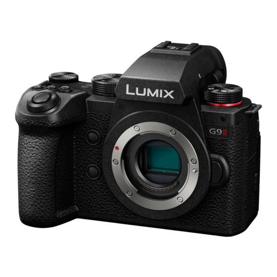 PANASONIC LUMIX DC-G9M2 OPERATING INSTRUCTIONS MANUAL Pdf Download |  ManualsLib