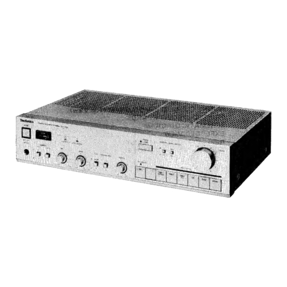 Technics SU-VAX Manuals