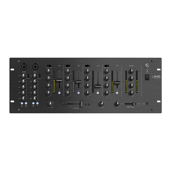 IMG STAGE LINE MPX-44 Instruction Manual