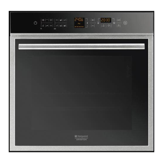 Hotpoint Ariston FK 1039E .20 X/HA S Operating Instructions Manual