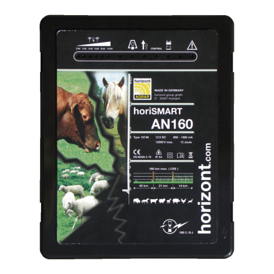Horizont horiSMART AN160 Operating Instructions Manual