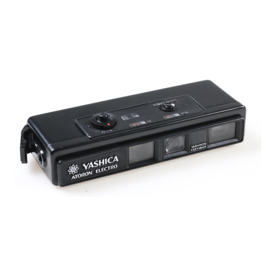 Yashica ATORON ELECTRO Instruction Booklet