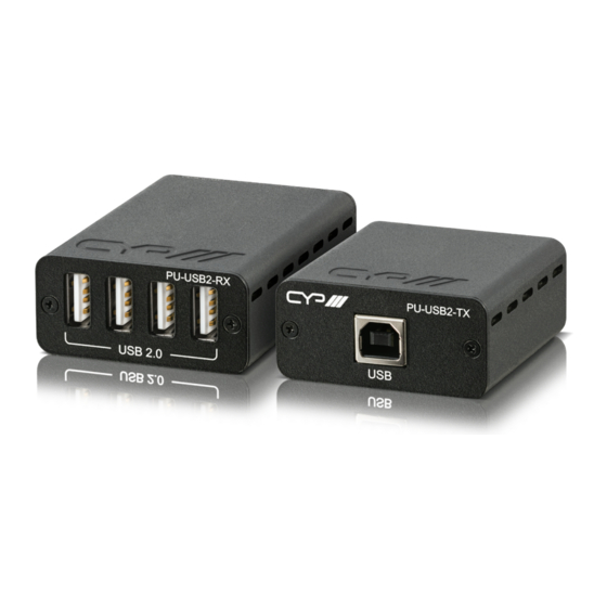 CYP PU-USB2-KIT Operation Manual