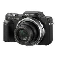 Sony DSC H3 - Cyber-shot 8.1 MP Digital Camera Instruction Manual