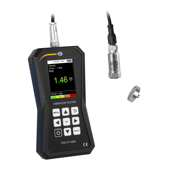 PCE Instruments PCE-VT 3800 User Manual