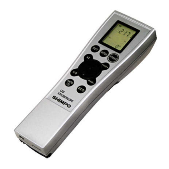 Shimpo DT-326 Operation Manual
