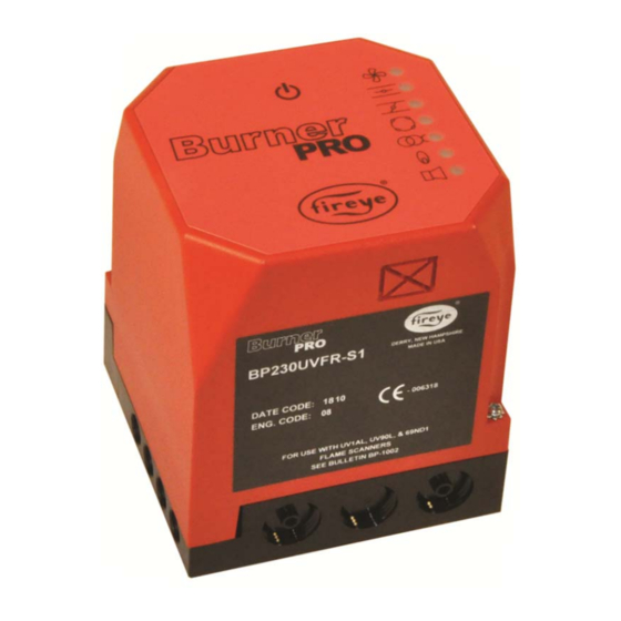 Fireye BurnerPRO Troubleshooting Manual