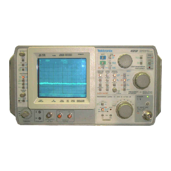 Tektronix 495 Operator's Manual