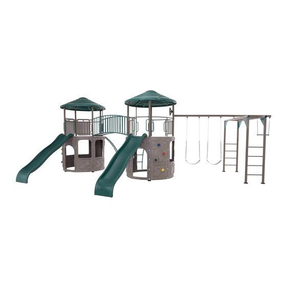Lifetime DOUBLE ADVENTURE TOWER DELUXE Assembly Instructions Manual