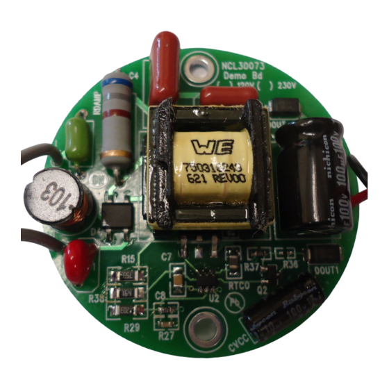 ON Semiconductor NCL30073 User Manual