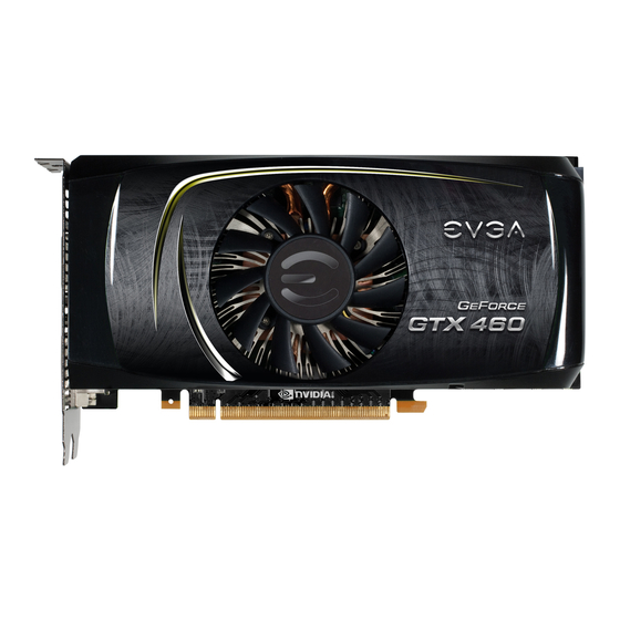 EVGA GeForce GTX 460 SuperClocked Specifications