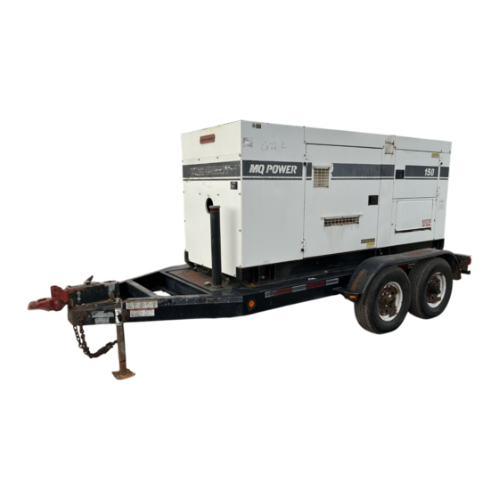 MULTIQUIP Power WHISPERWATT DCA150SSI Operation And Parts Manual