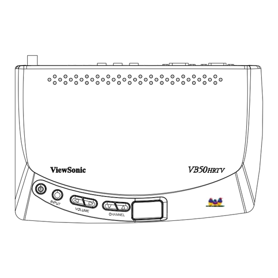 ViewSonic VB50HRTV User Manual