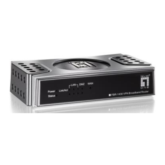 LevelOne FBR-1430 User Manual