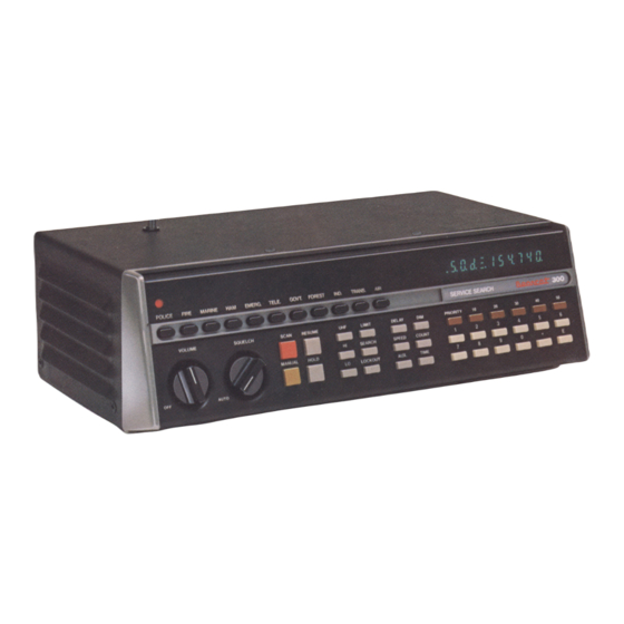 Bearcat 300 Vintage Scanner Manuals