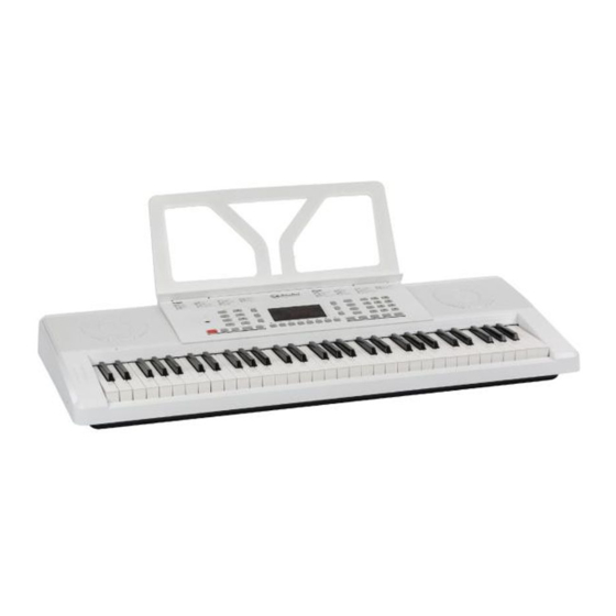 User Manuals: Schubert Etude 61 MK II Digital Keyboard