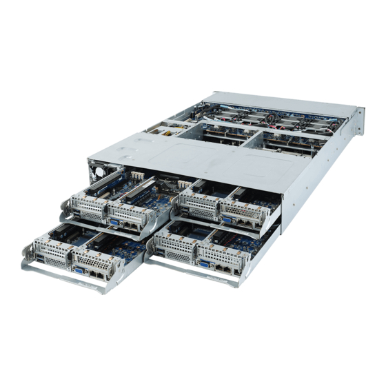 Gigabyte H252-Z10 High Density Servers Manuals