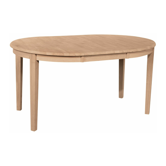 Whitewood Furniture T-42RX Assembly Instructions