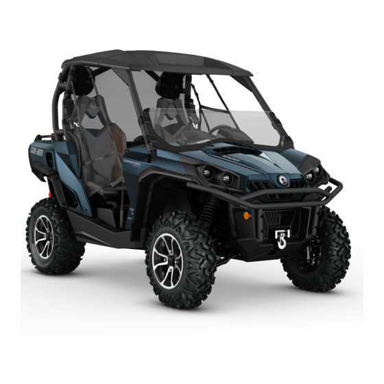 BRP can-am COMMANDER 2017 Series Operator's Manual