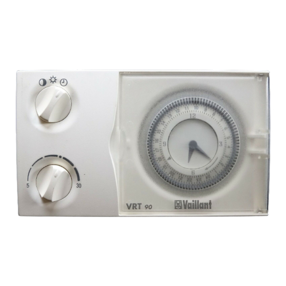 Vaillant VRT 90 Manual