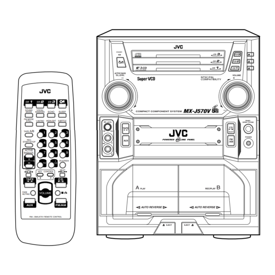 JVC SP-MXJ570VUS Instructions Manual