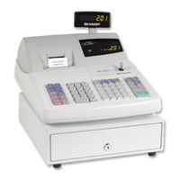 Sharp XEA401 - Cash Register W/THERMAL Printer Quick Programming Manual