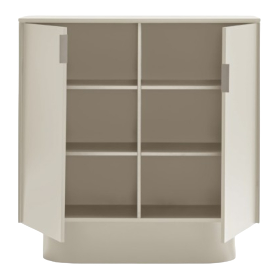 Teulat Totem Cabinet 2D 17309 TE Assembly Instructions Manual