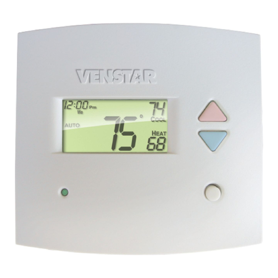 Venstar TSTATEZ Owner's Manual