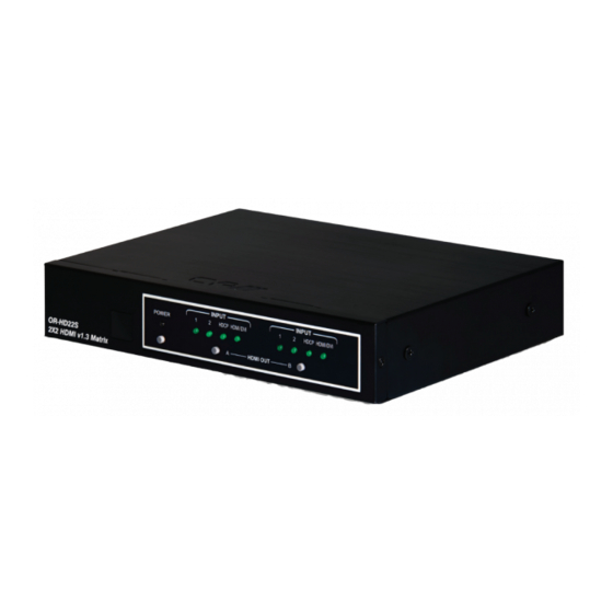 CYP OR-HD22S Operation Manual