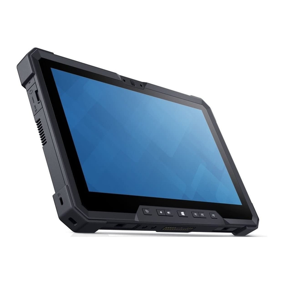 Dell Latitude 12 Rugged 7202 Getting Started Manual