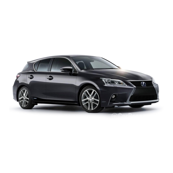 Lexus CT 200h Personalized Settings