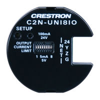 Crestron C2N-UNI8IO Installation & Operation Manual