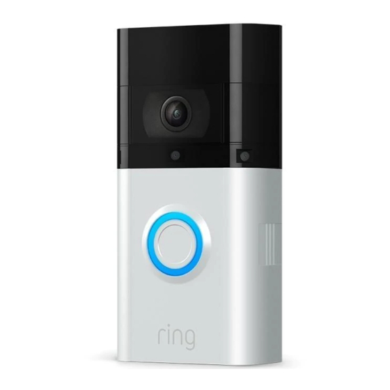 RING VIDEO DOORBELL USER MANUAL Pdf Download | ManualsLib