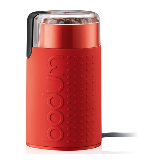 Bodum 11160-1 BISTRO Instructions For Use Manual