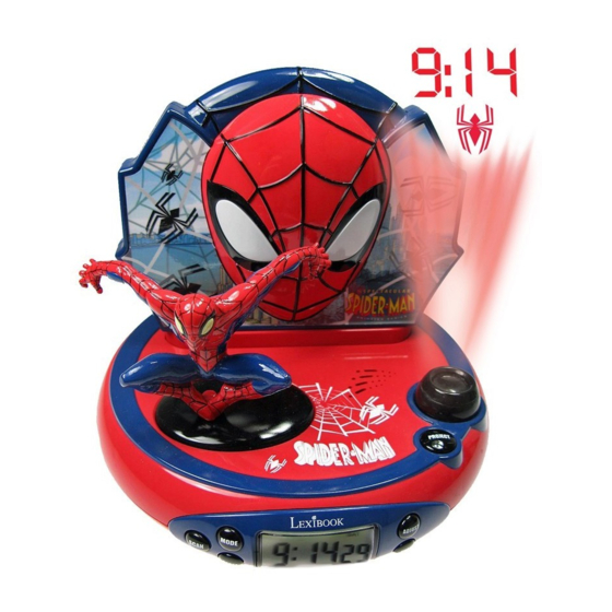 LEXIBOOK Spider-Man RP500SP Manuals