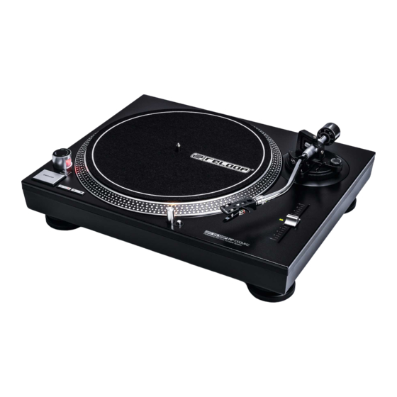 Reloop RP1000 MK2 Instruction Manual
