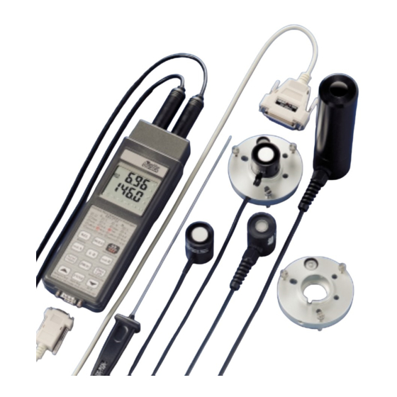 Delta OHM DO 9721 Instruction Manual