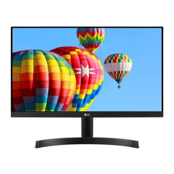LG 22MK600M-B Owner's Manual