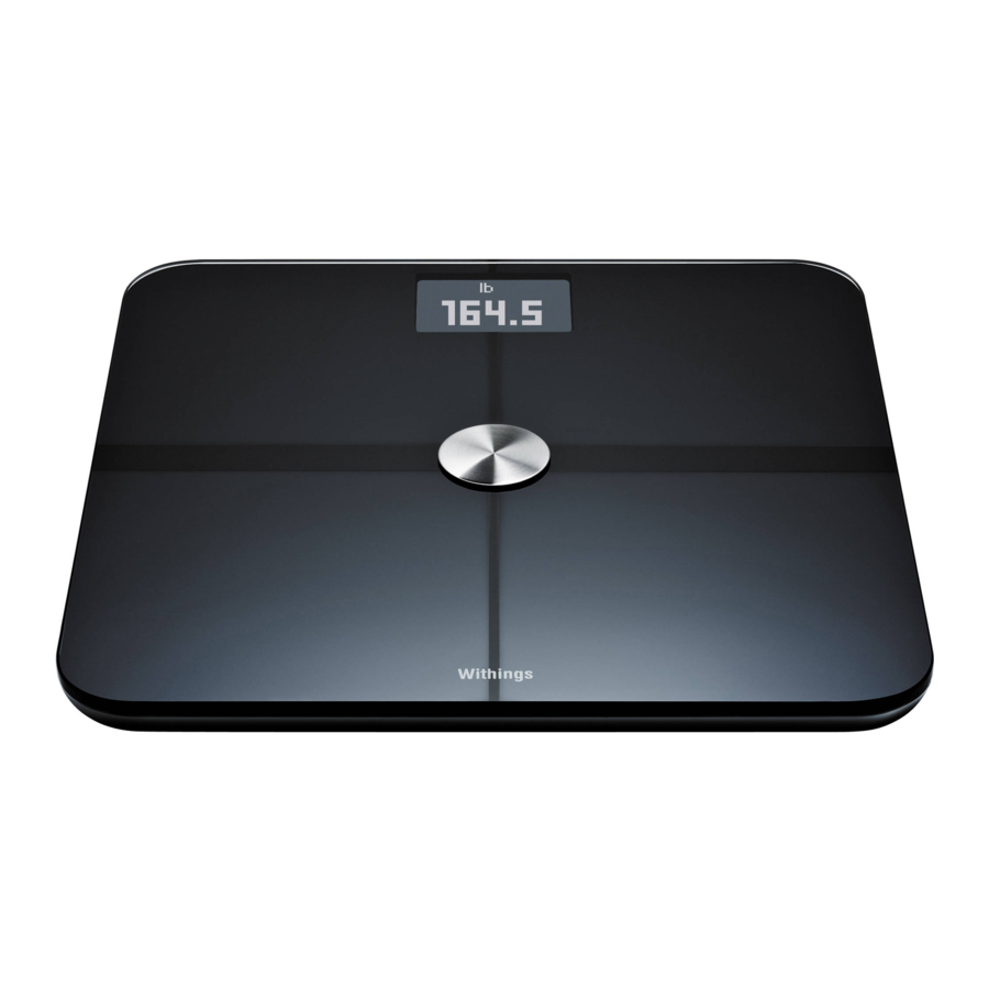 Withings Smart Body Scale User Manual