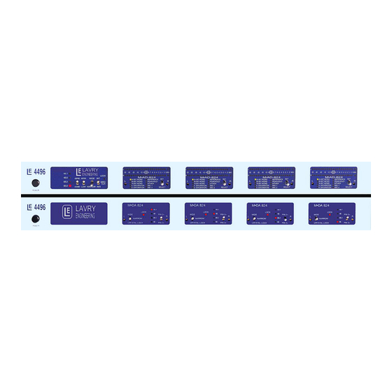 Lavry LavryBlue LE-4496 Operation Manual
