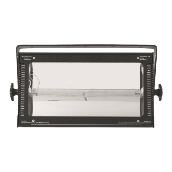 EuroLite DMX MEGASTROBE 3000 Manuals