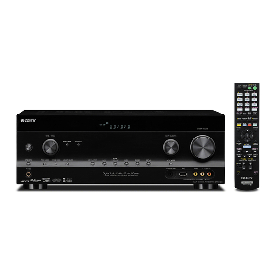 Sony STR-DH830 Manual De Instrucciones